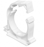 Опора D16 с защелкой пластик белый